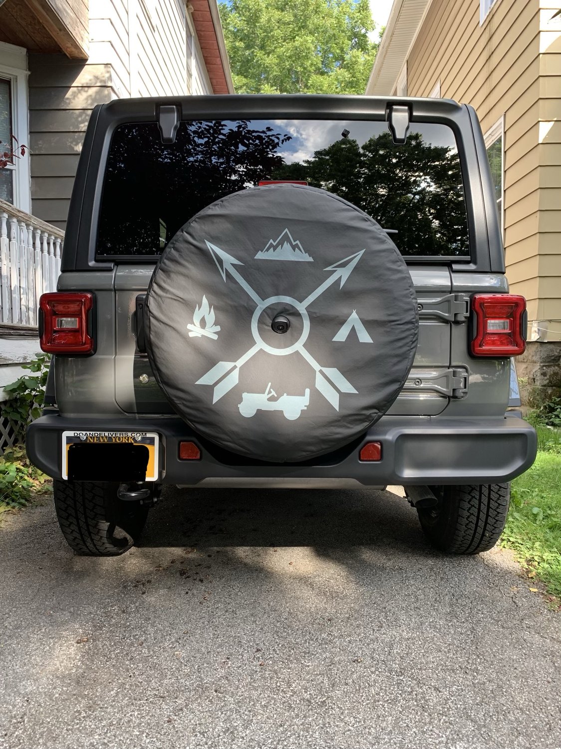 Mopar 82215440 Spare Tire Cover With Camping Logo For 18