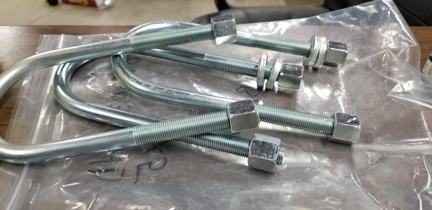 Crown Automotive 8130369HD Leaf Spring UBolt Kit for 5595 Jeep CJ