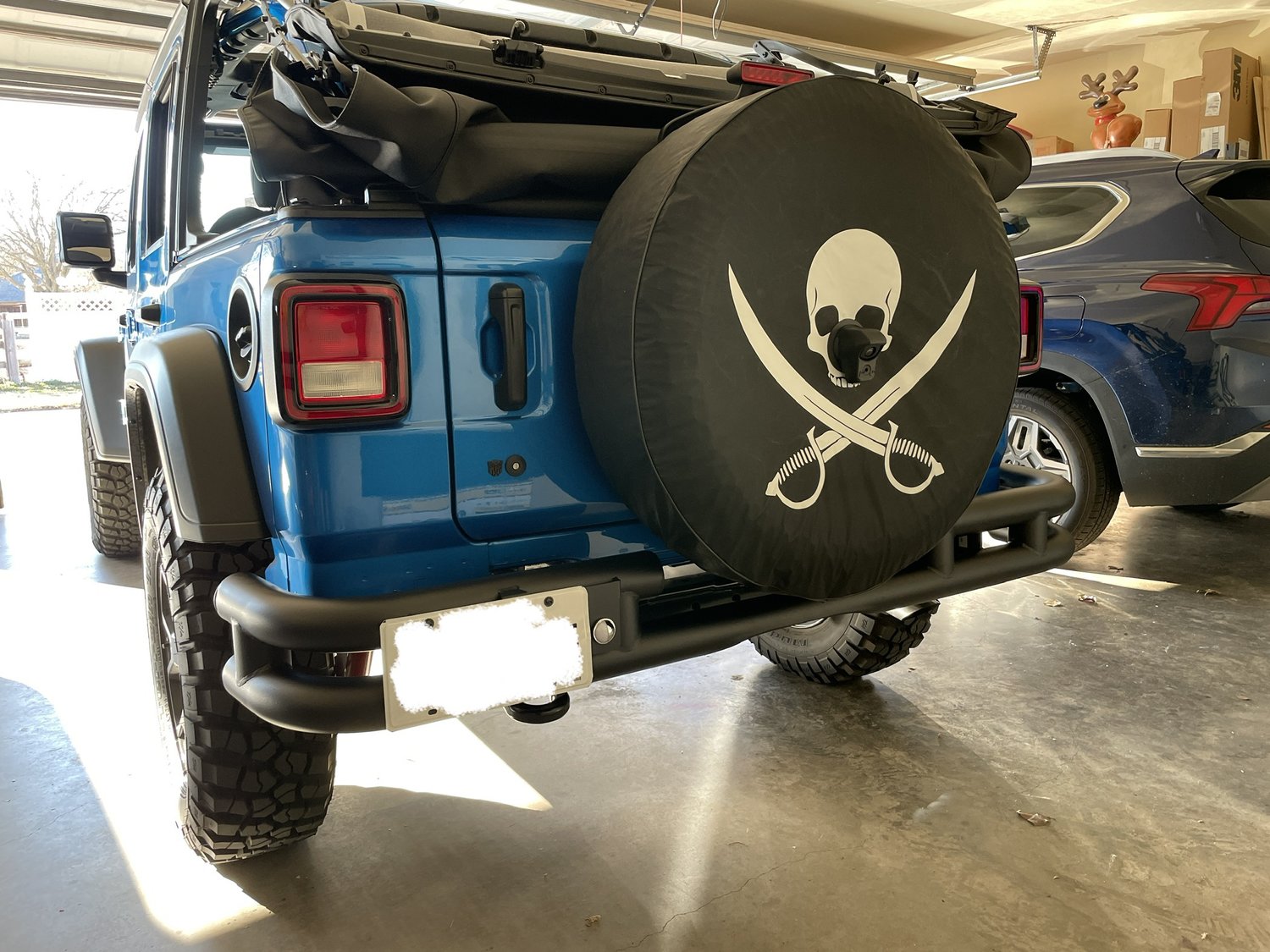 Rampage Products 8822 Rear Double Tubular Bumper in Black for 18