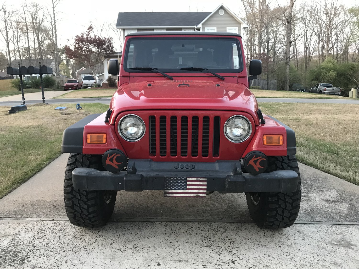 OMIXADA 11608.01 7" Fender Flare Set for 9706 Jeep Wrangler TJ