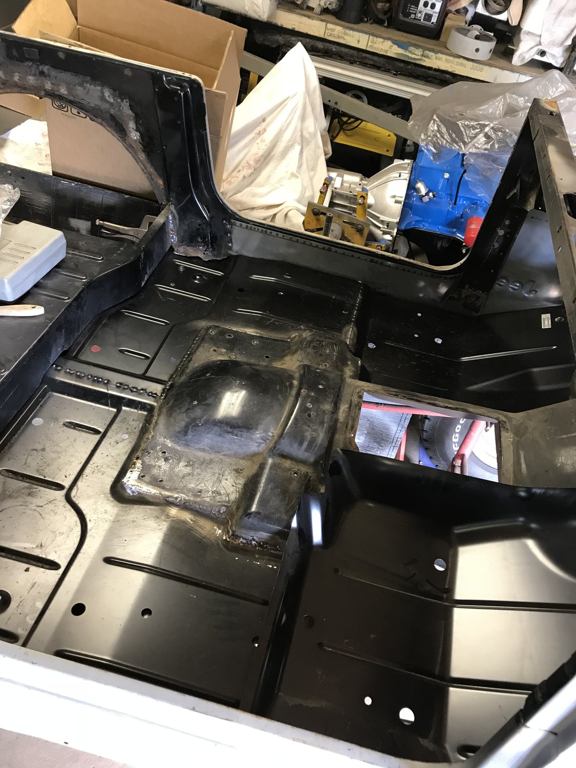 Key Parts Stamped Steel Under Seat Floor Pan for 76-95 Jeep CJ-7 & Wrangler  YJ | Quadratec