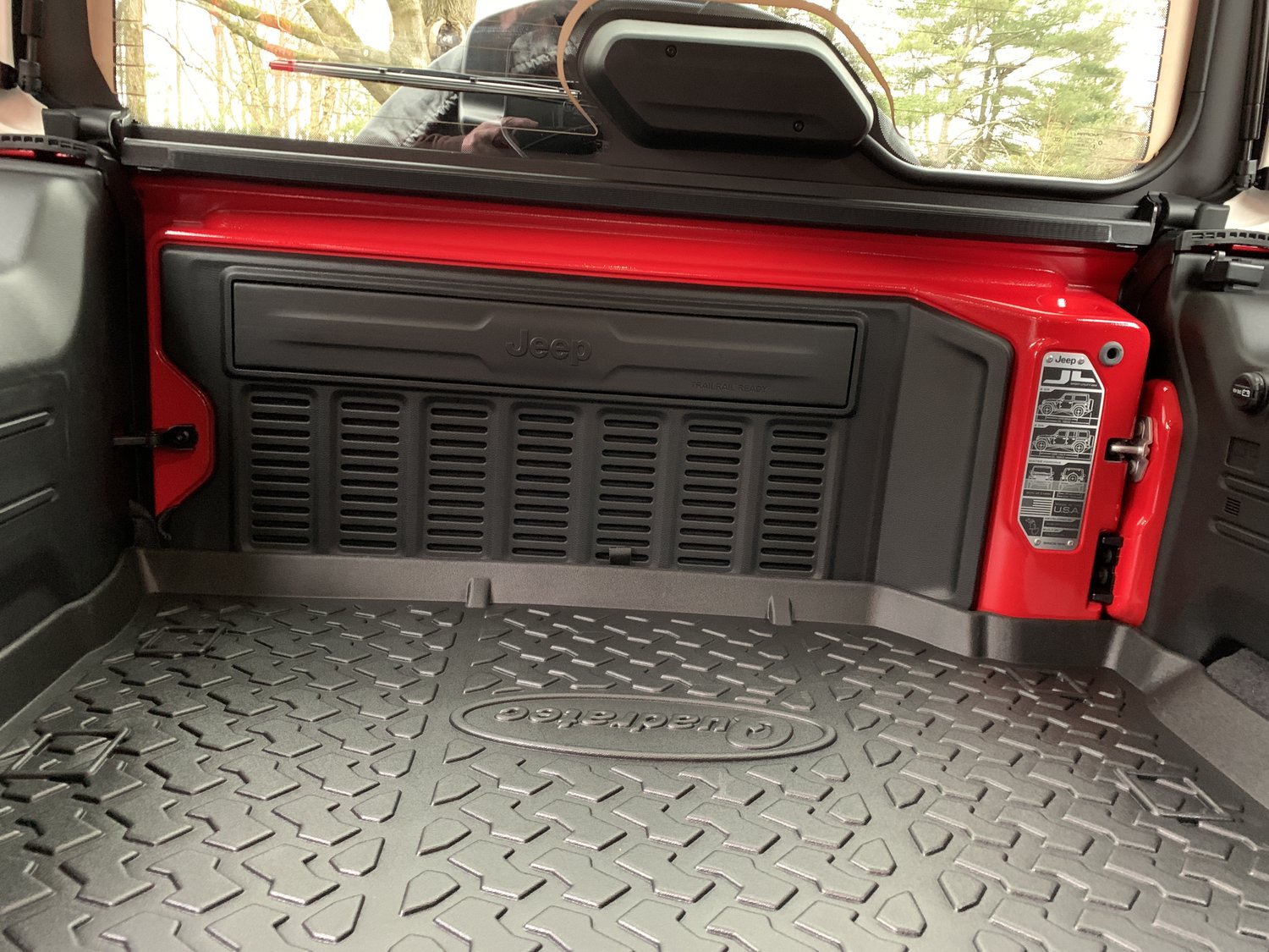 Quadratec Ultimate All Weather Rear Cargo Liner for 1824 Jeep Wrangler