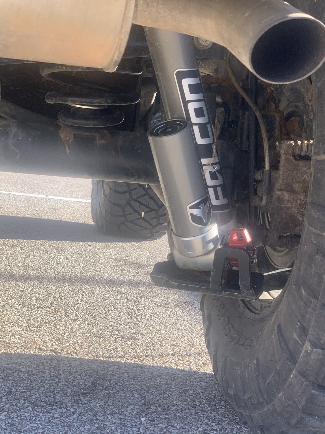 Teraflex 360701300 HD Rear Shock Skid Plate Kit for 0718 Jeep Wrangler JK with Falcon Shocks