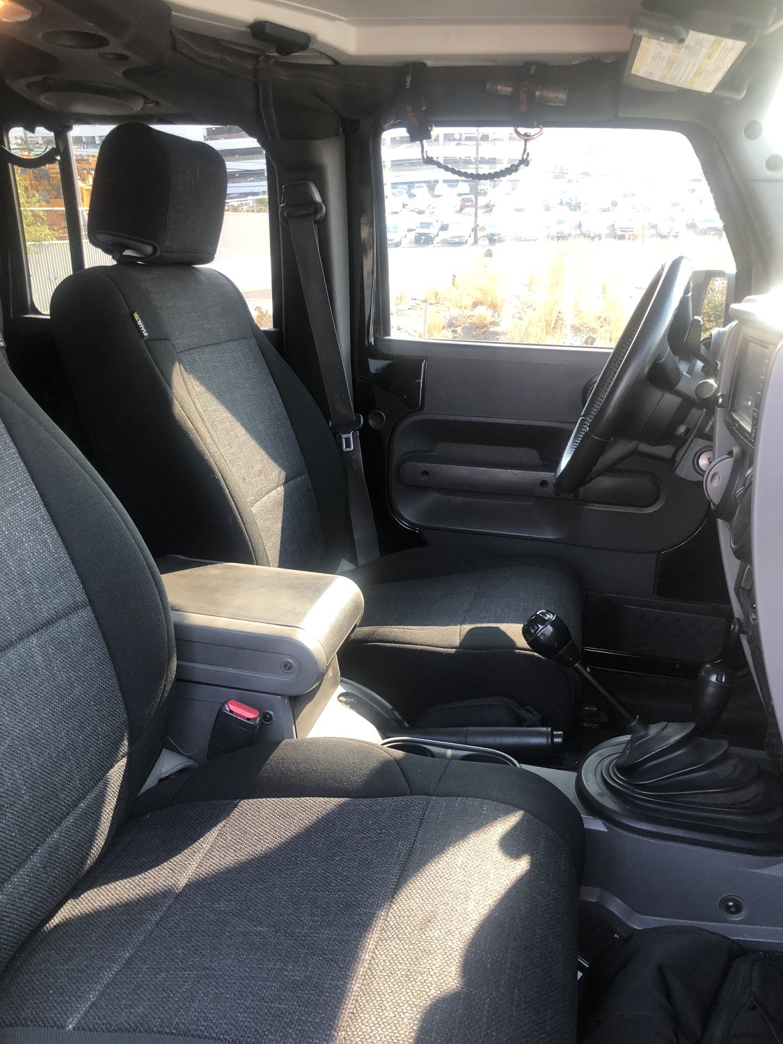 Tecstyle Custom Fit Front And Rear Cloth Seat Covers For