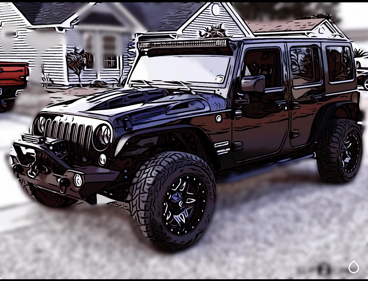 プレデター Smittybilt 76837 XRC Fender Flares in Black for 07-18 Jeep