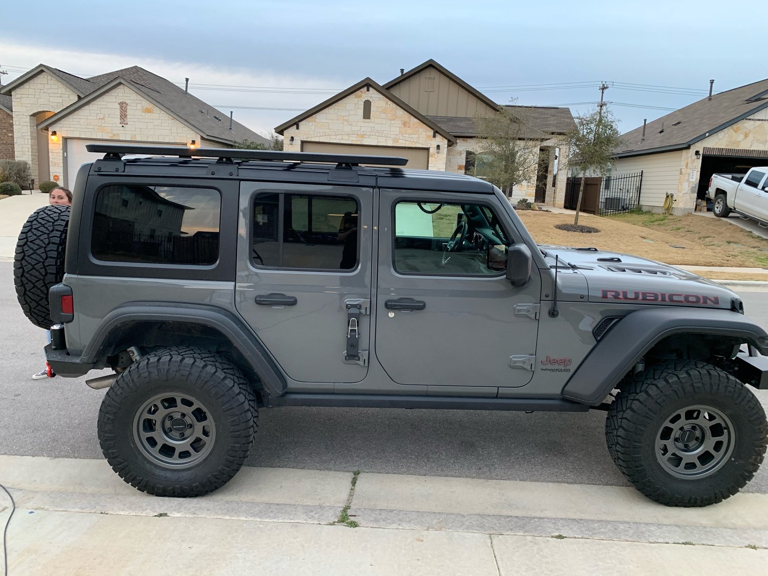 RhinoRack JC00455 72" x 56" Pioneer Platform with Backbone System & RCL Legs for 1823 Jeep