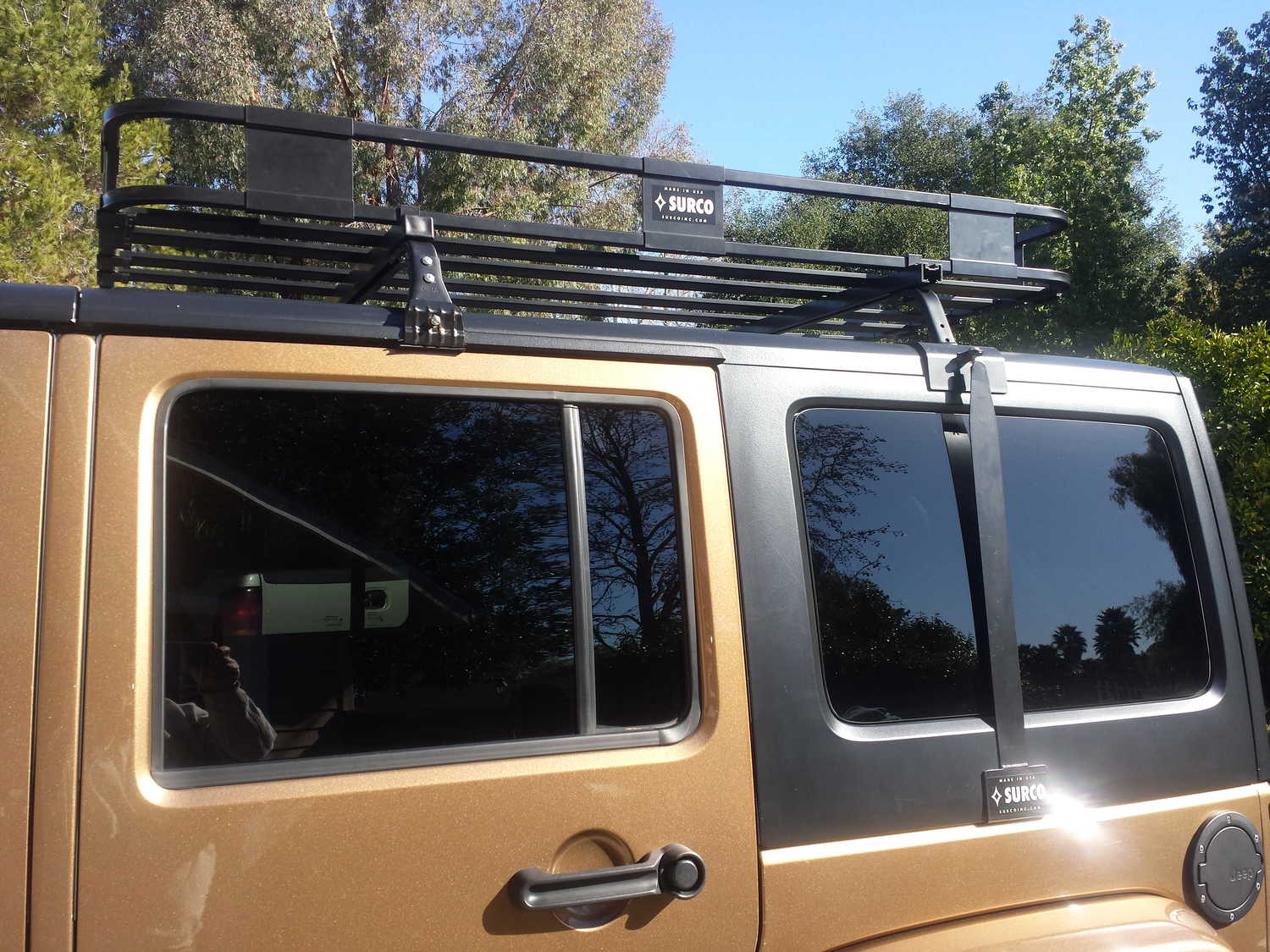 Surco Safari Hardtop Rack for 97 06 Jeep Wrangler TJ Unlimited Quadratec