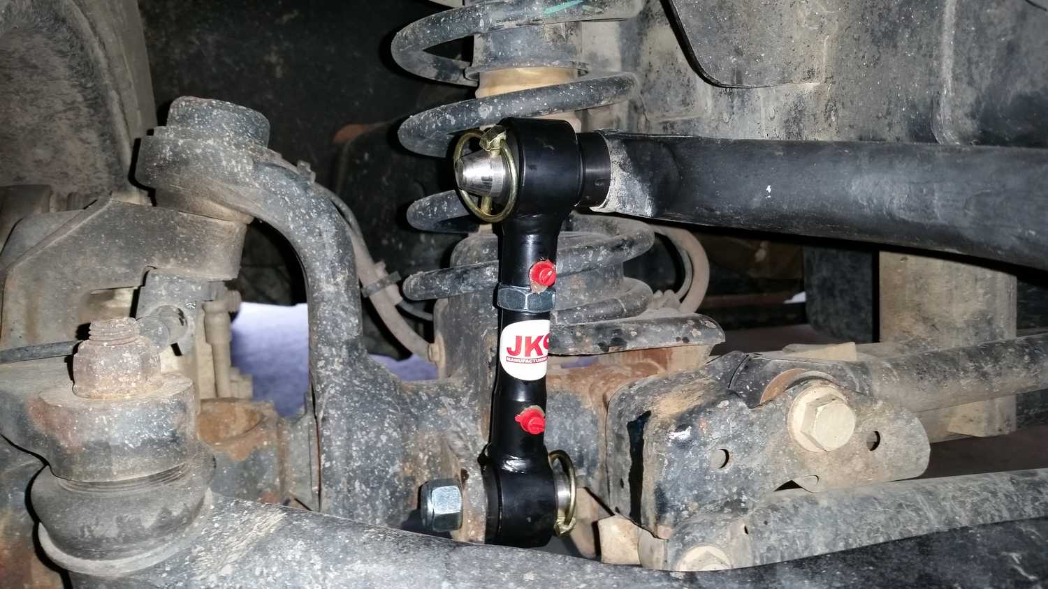 JKS Manufacturing Front Quicker Disconnects for 0718 Jeep Wrangler JK