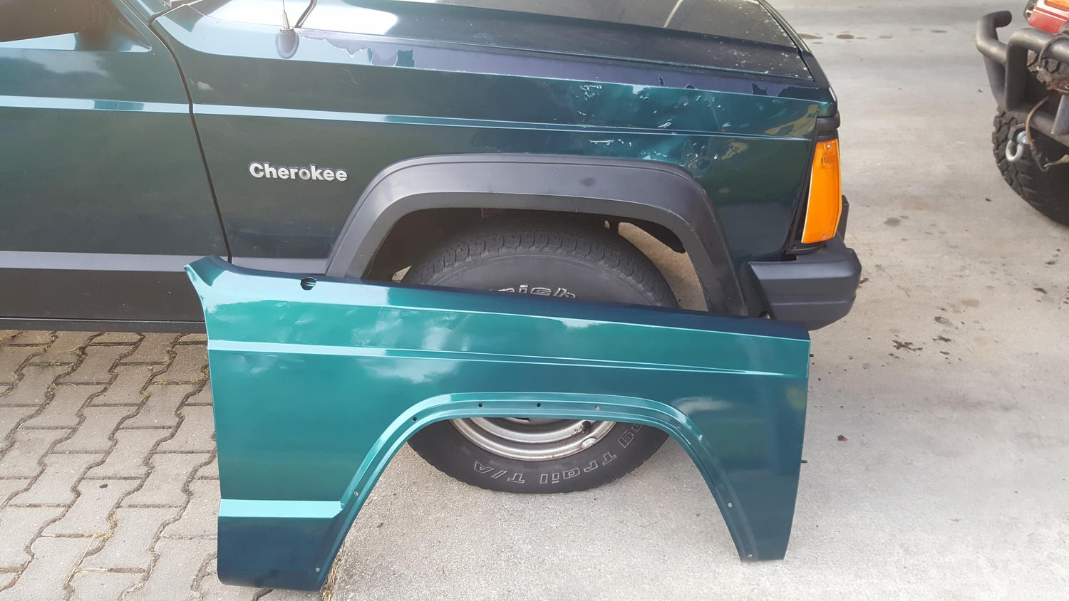 Crown Automotive Front Fender for 8401 Jeep Cherokee XJ Quadratec