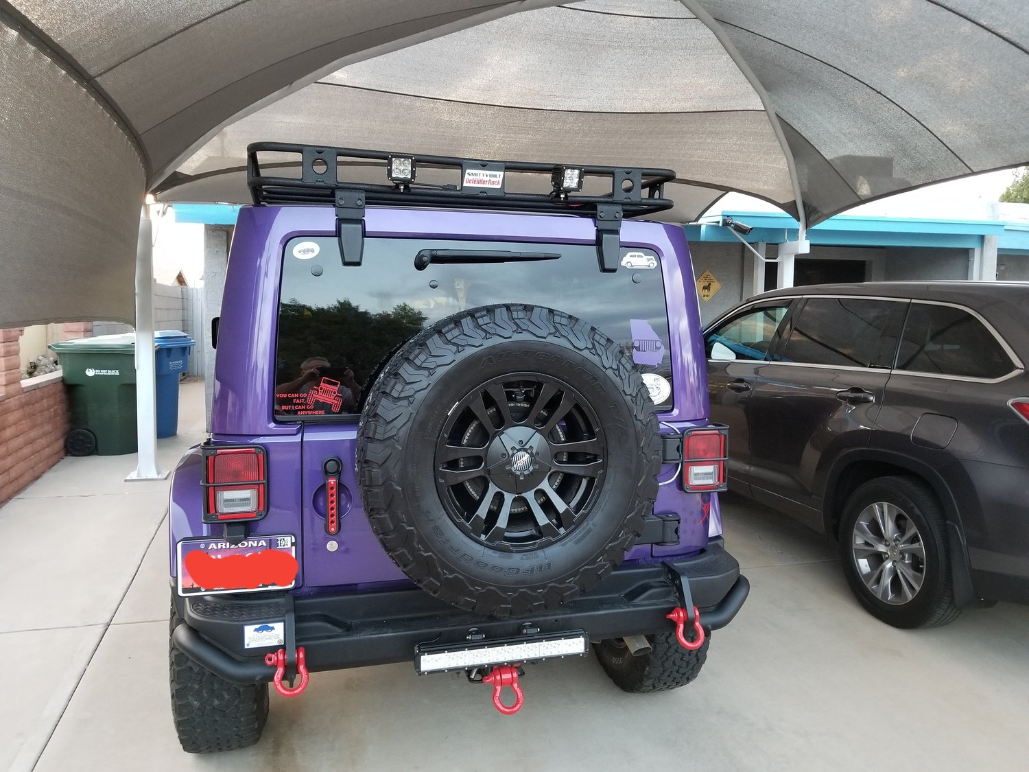 Smittybilt 45454 Defender Roof Rack for 07 17 Wrangler Quadratec