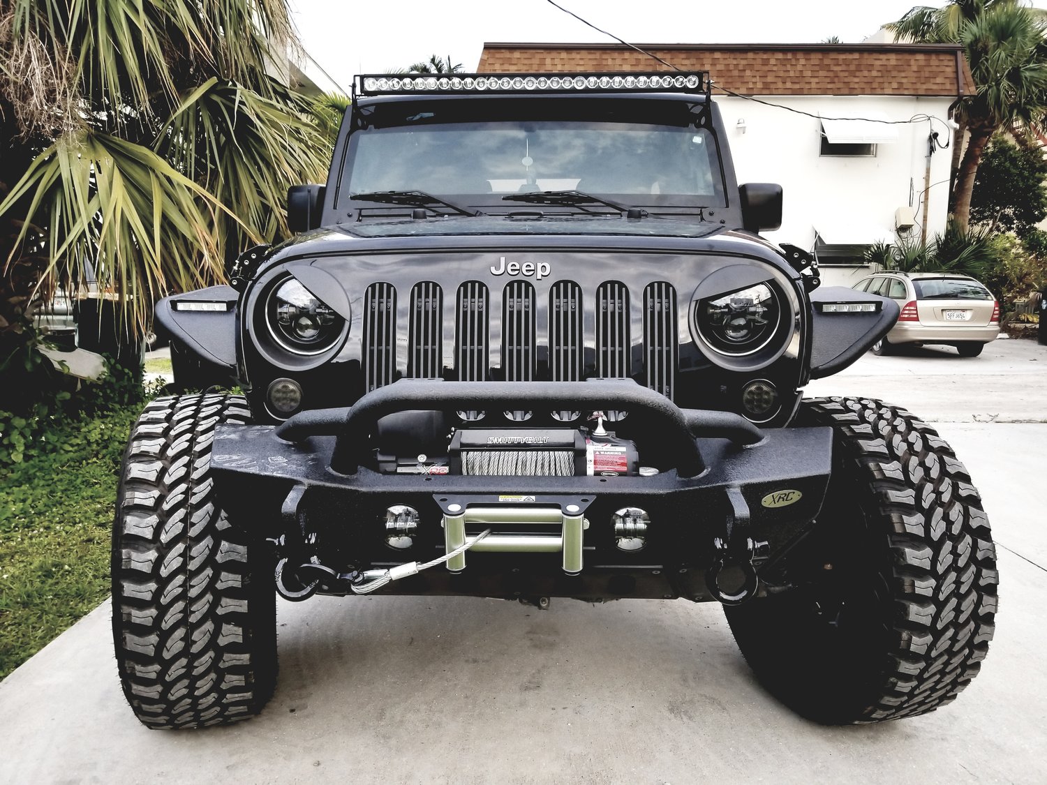 Quadratec J5 Led Light Bar Kit With 6 Bolt Style