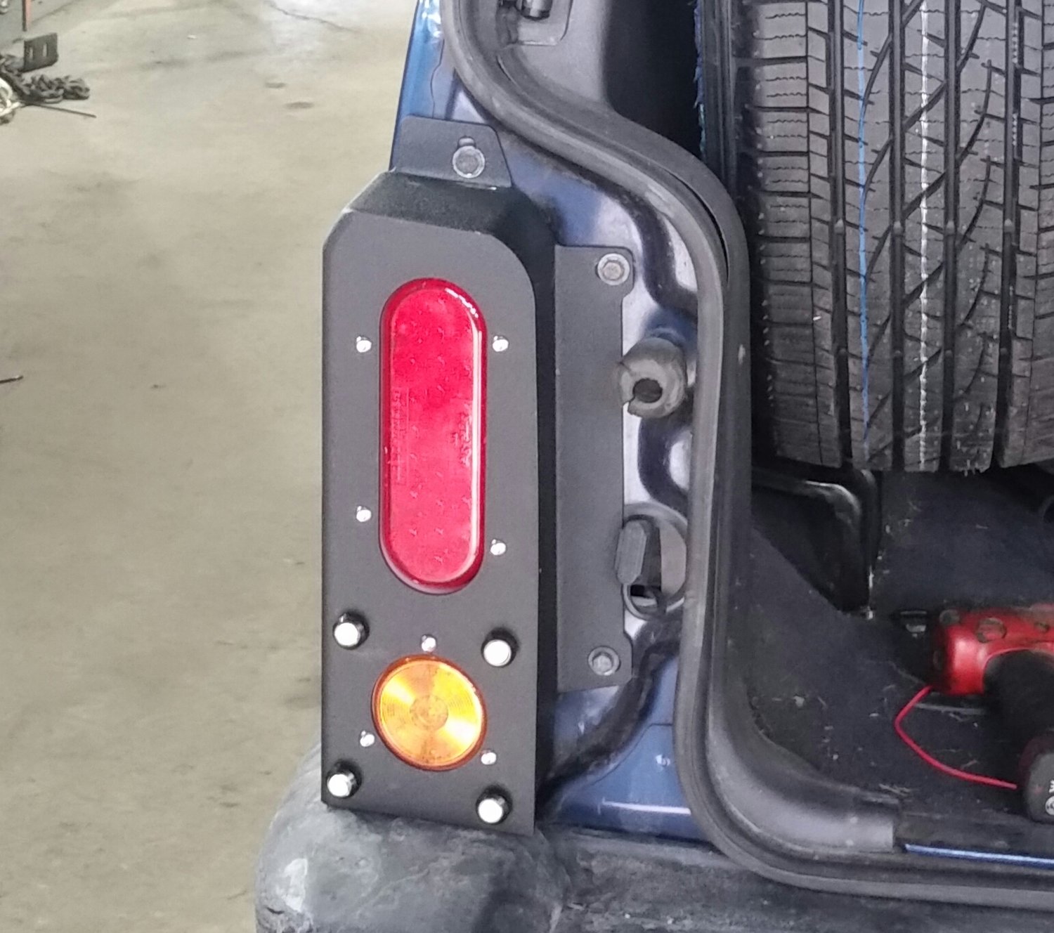 Jcr Offroad Heavy Duty Led Tail Light Housing For 97 01