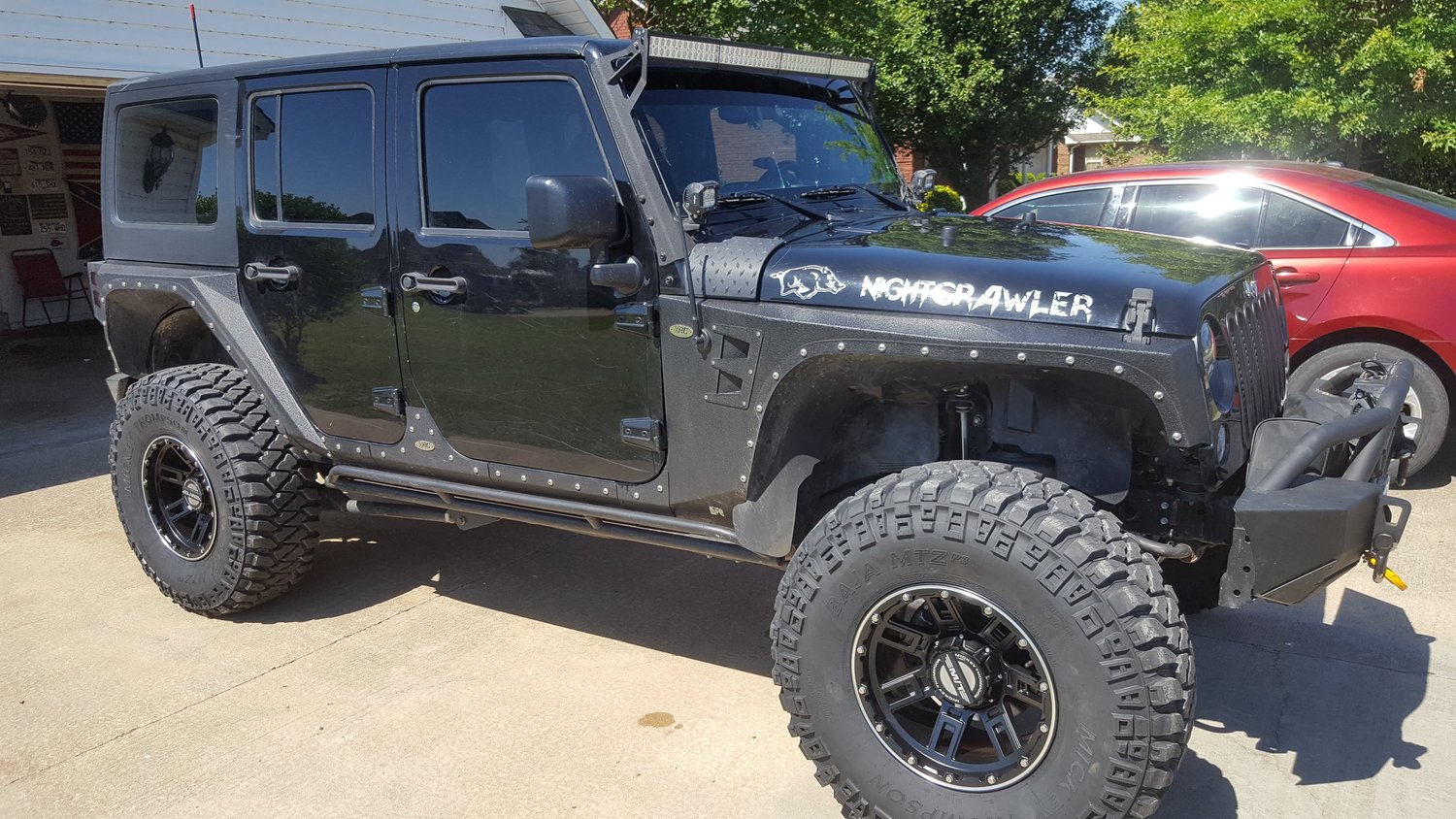 Smittybilt 76880 XRC Armor Front Fenders for 0718 Jeep Wrangler JK