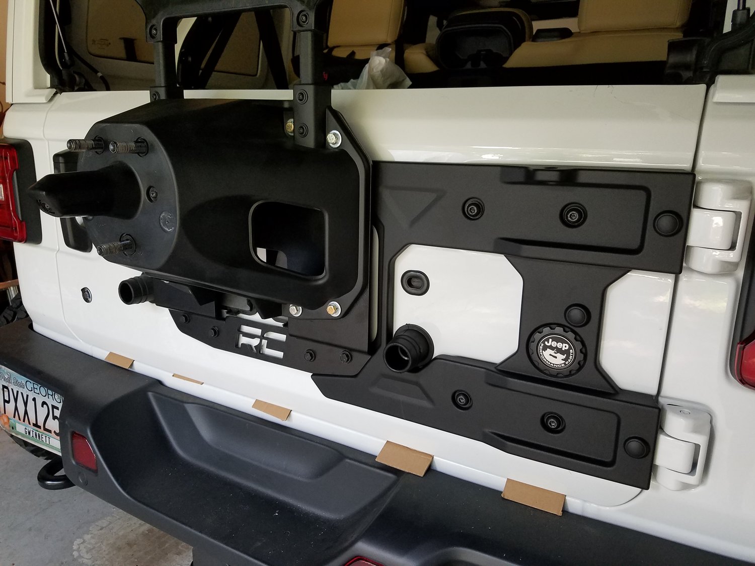 JEEP ジープ ラングラー JL用 スペアタイヤ テールゲート補強