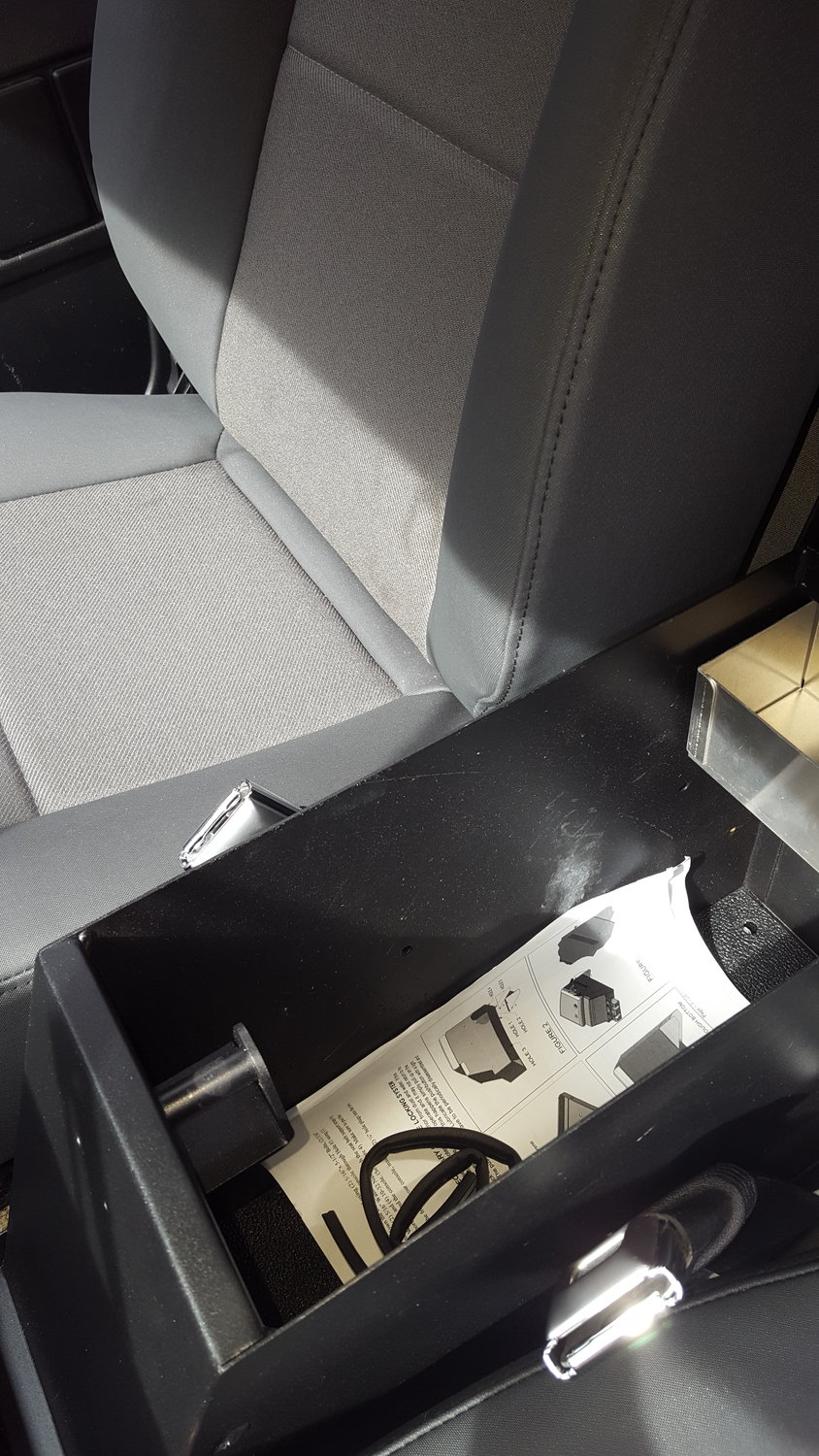 Tuffy Series II Security Console (6.5" Wide) for 9195 Jeep Wrangler YJ