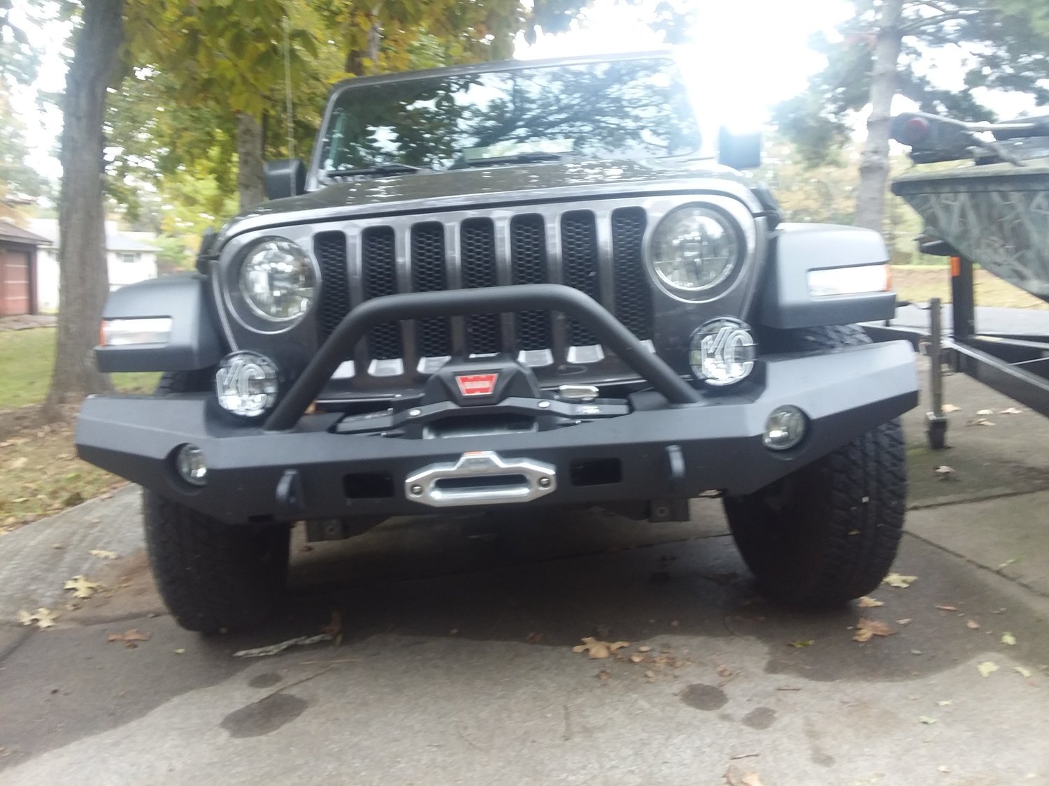 Warn 101337 Elite Series Full Width Front Bumper With