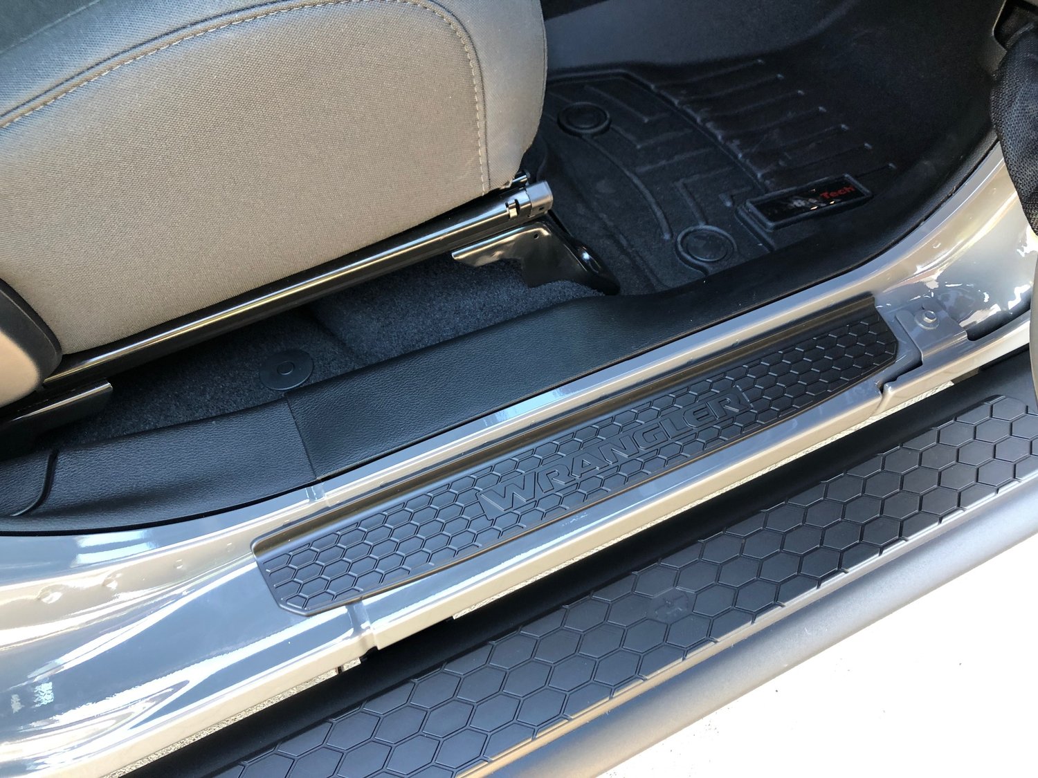 Mopar 82215394 Door Sill Guards for 1824 Jeep Wrangler JL Unlimited Quadratec