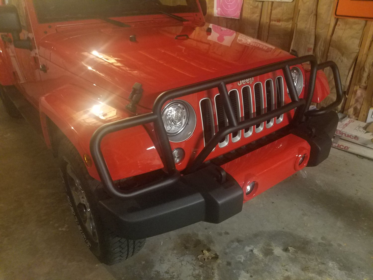 RealWheels Enforcer Grill Guard for 0718 Jeep Wrangler JK Quadratec