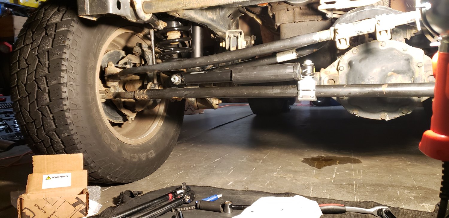 Teraflex 1123140 Steering Stabilizer Relocation Kit for 0718 Jeep