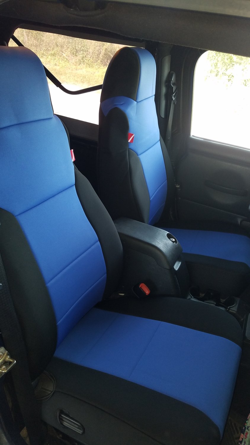 Diver Down Front and Rear Neoprene Seat Covers for 9706 Jeep Wrangler