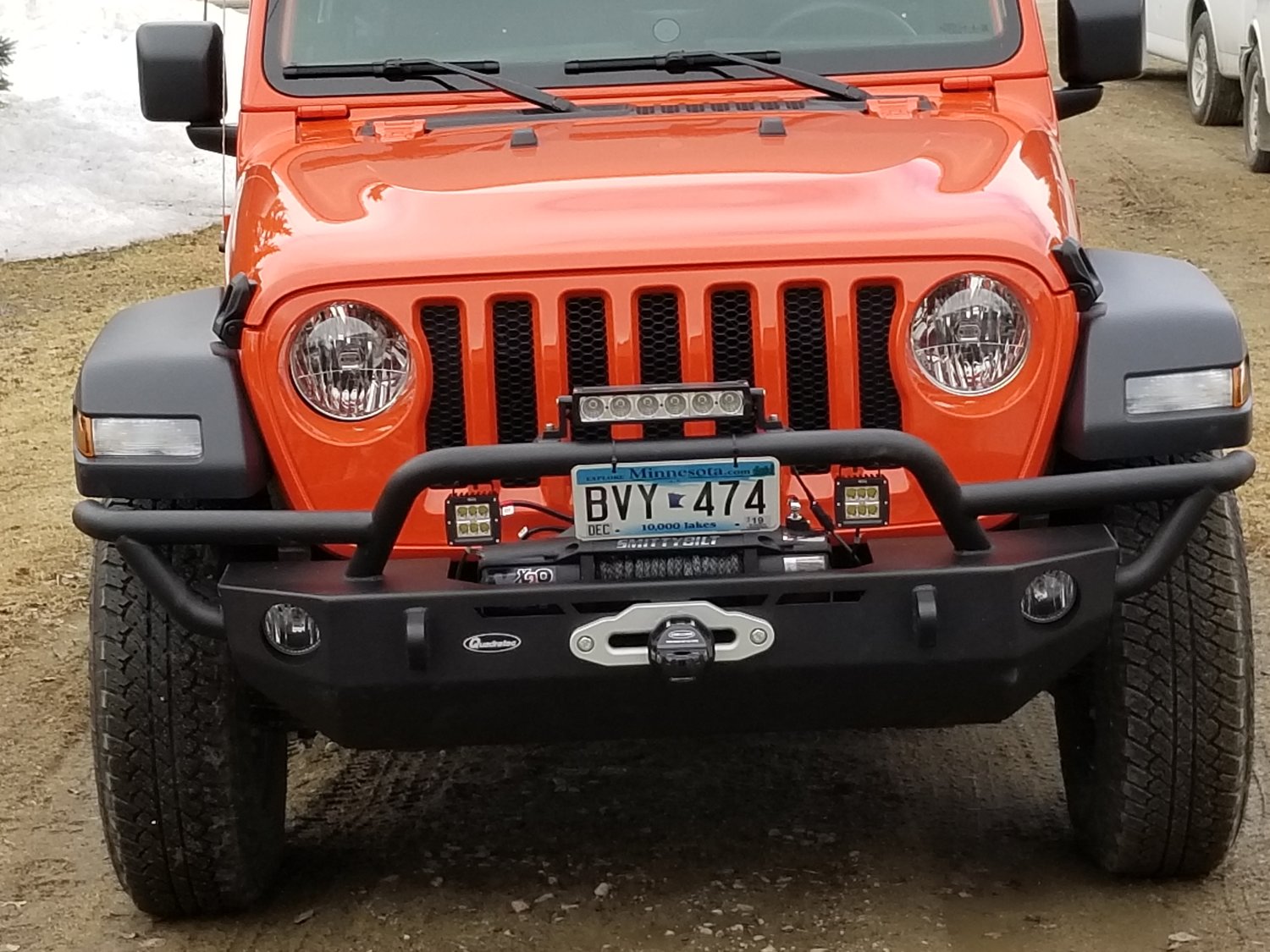 Quadratec QRC Front Winch Ready Bumper for 1820 Jeep Wrangler JL