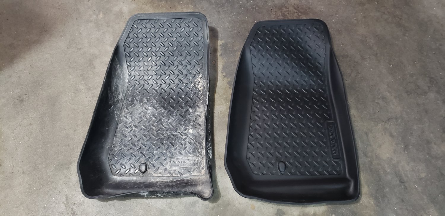 Husky Liners 30521 Molded Front Floor Liners for 0712 Jeep Wrangler JK