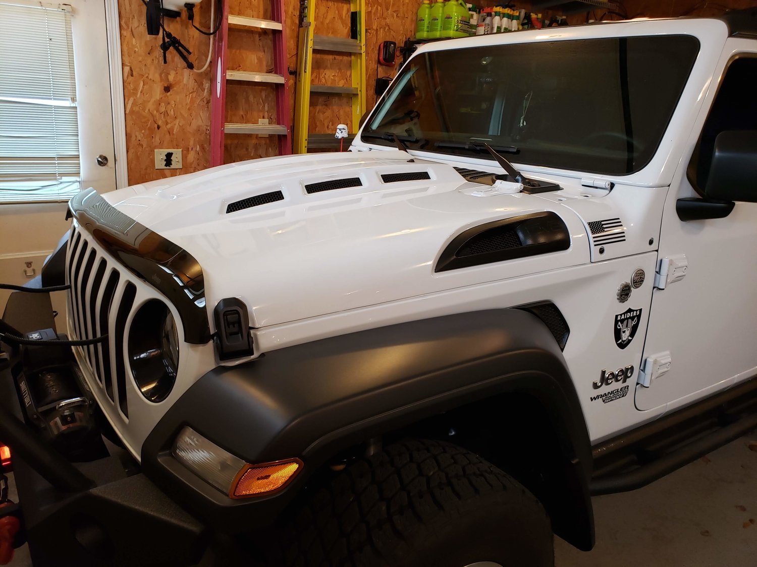 Dv8 Offroad Hdmbjl 01 Heat Dispersion Hood For 18 19 Jeep