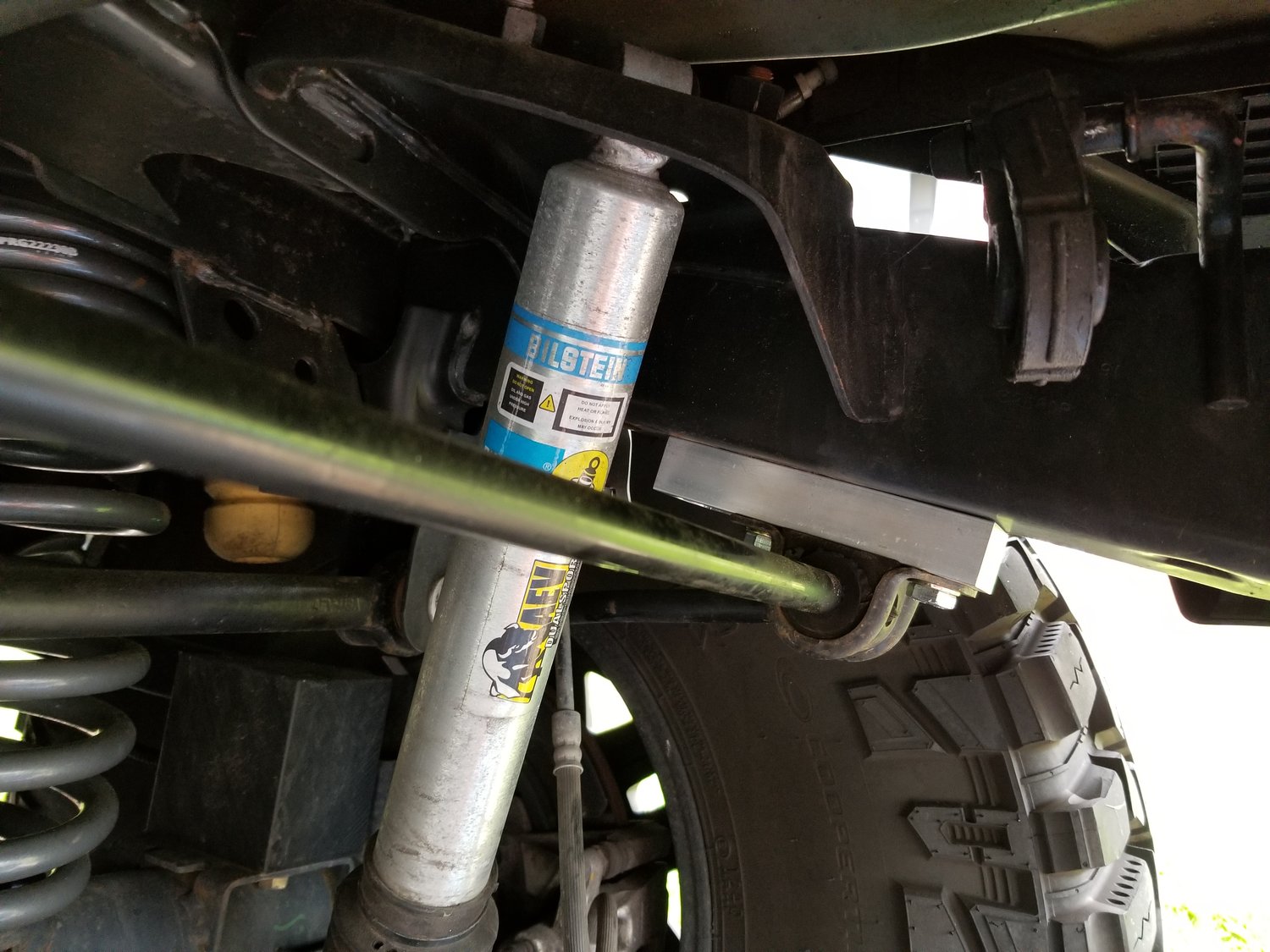 Synergy Manufacturing 808602 Rear Sway Bar Relocation Brackets for 07