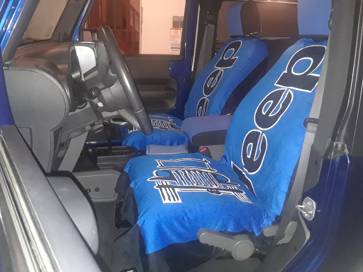 Insync Jeep Logo Towel 2 Go Seat Cover Quadratec