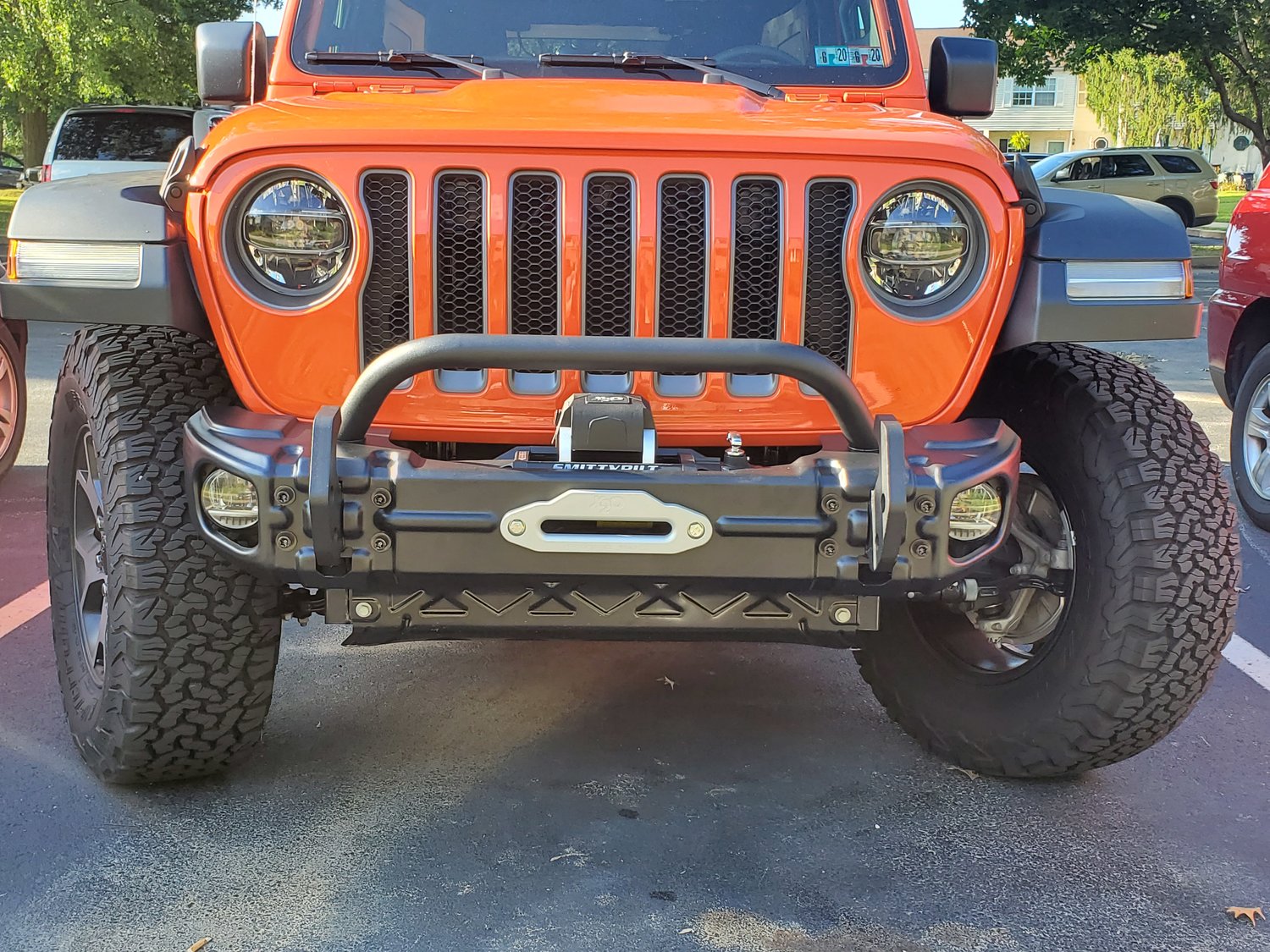 Rugged Ridge 11549.05 Arcus Front Stubby Bumper with Overrider for 18