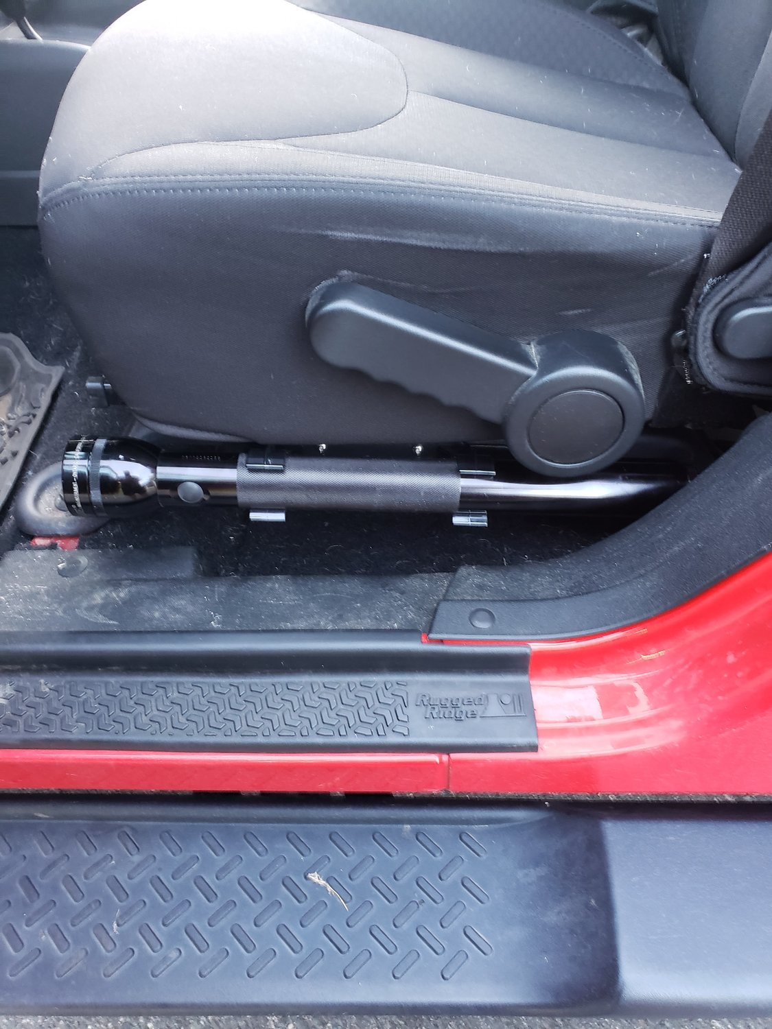 Quadratec Flashlight and Holder for 0718 Jeep Wrangler JK Quadratec