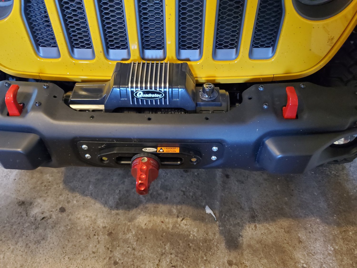 JCR Offroad JLHRWPPC Winch Mount Plate for 1820 Jeep Wrangler JL