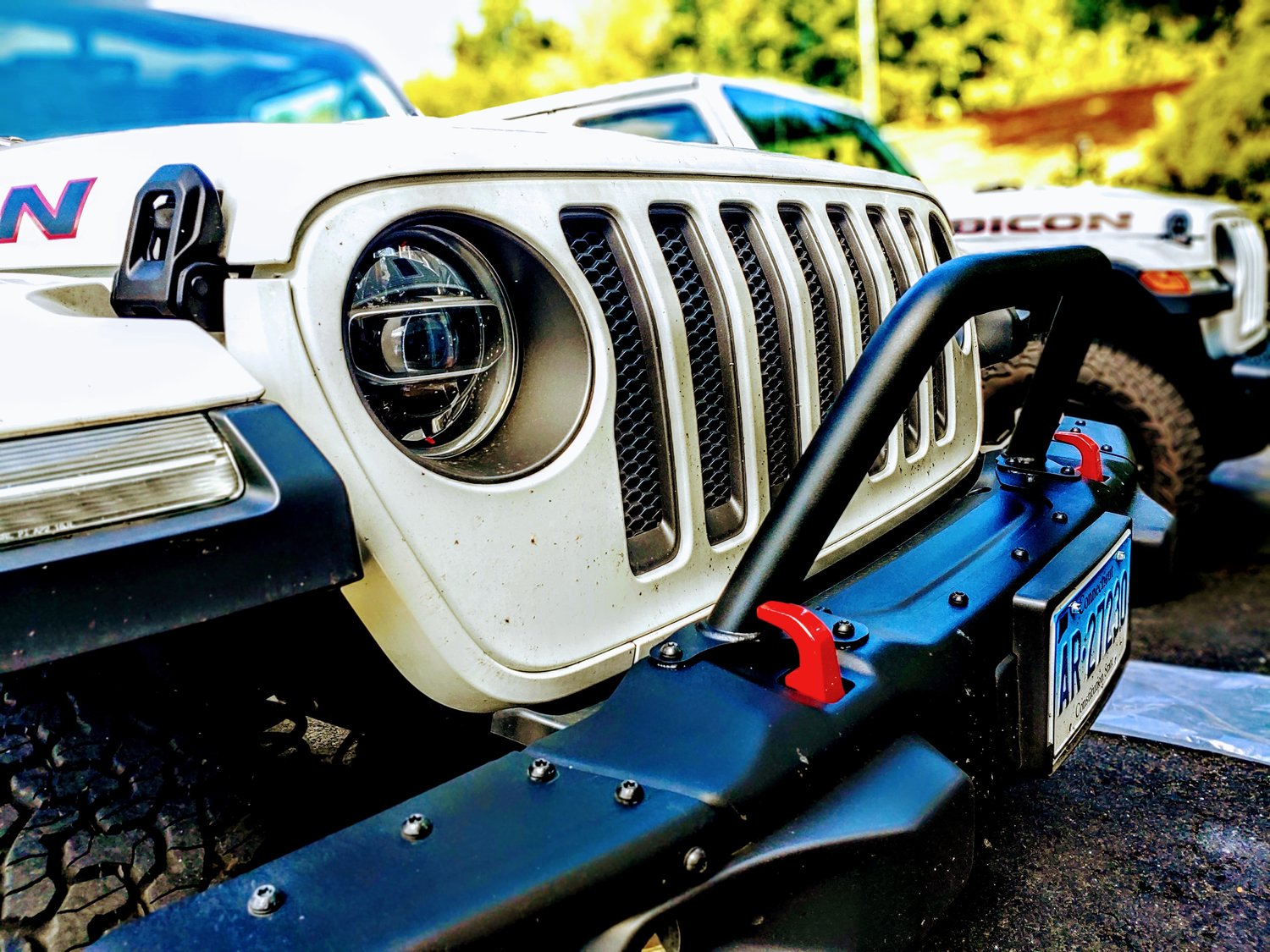 WARN 102350 Mid Grille Guard Tube for 1820 Jeep Wrangler JL