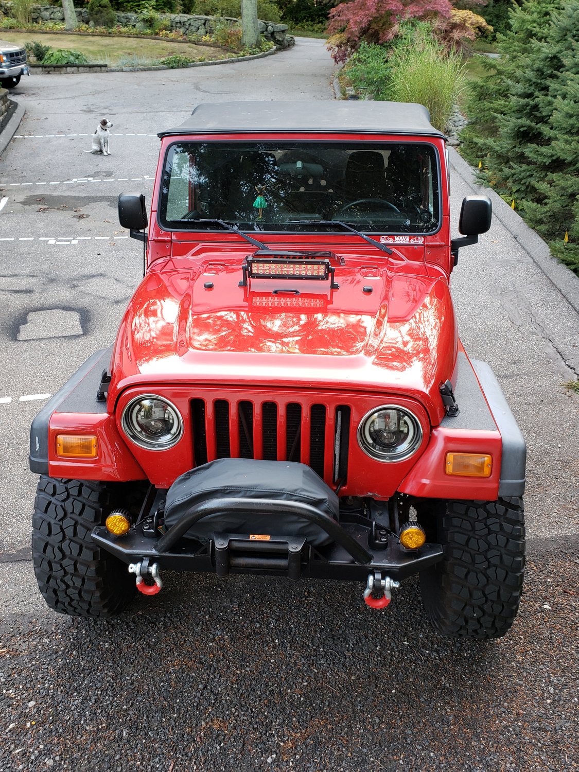 Quadratec Vinyl Winch Cover for Integrated and Center Mount Remote