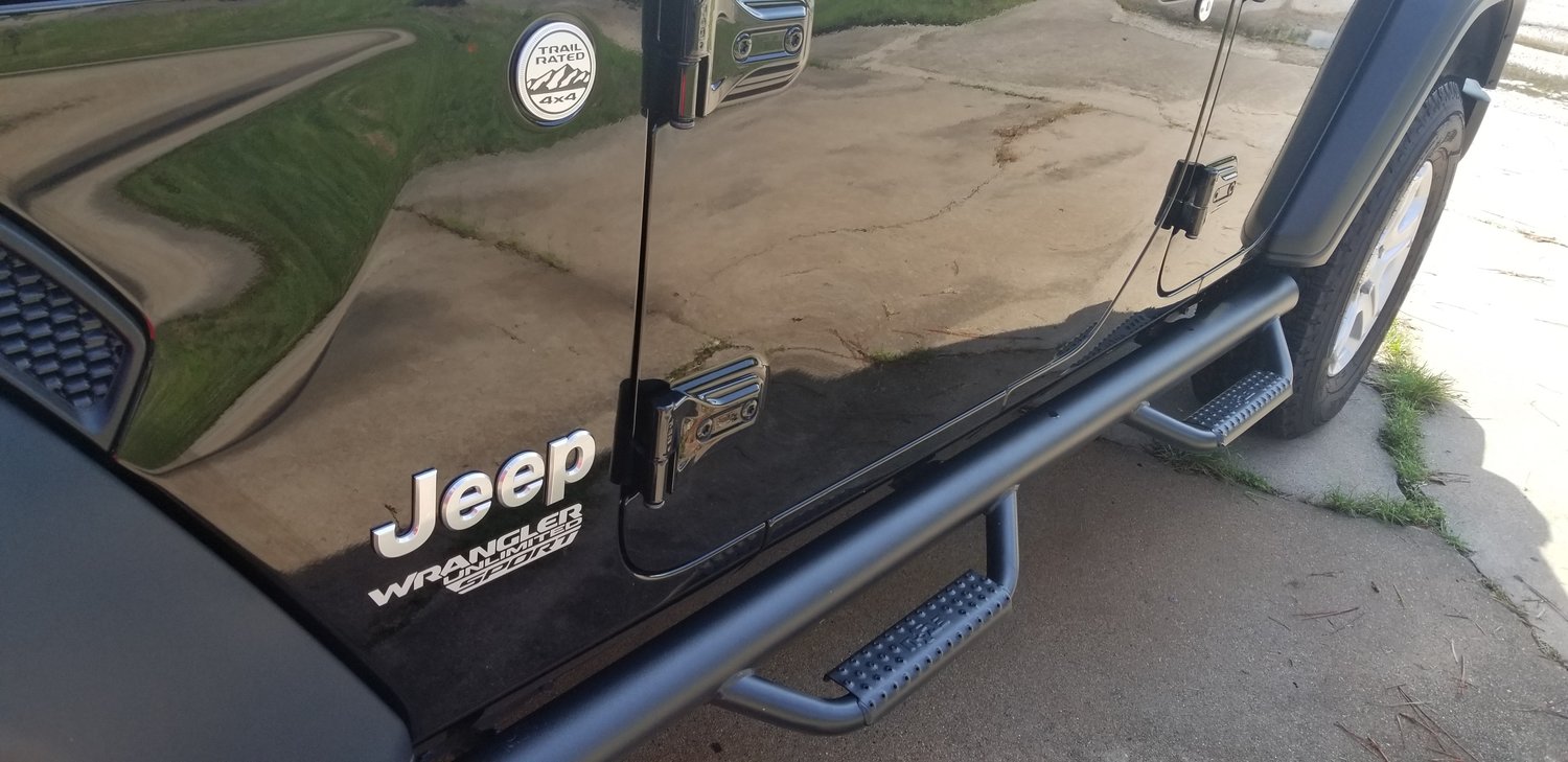 NFAB 3" Tubular NerfSteps for 1823 Jeep Wrangler JL Unlimited