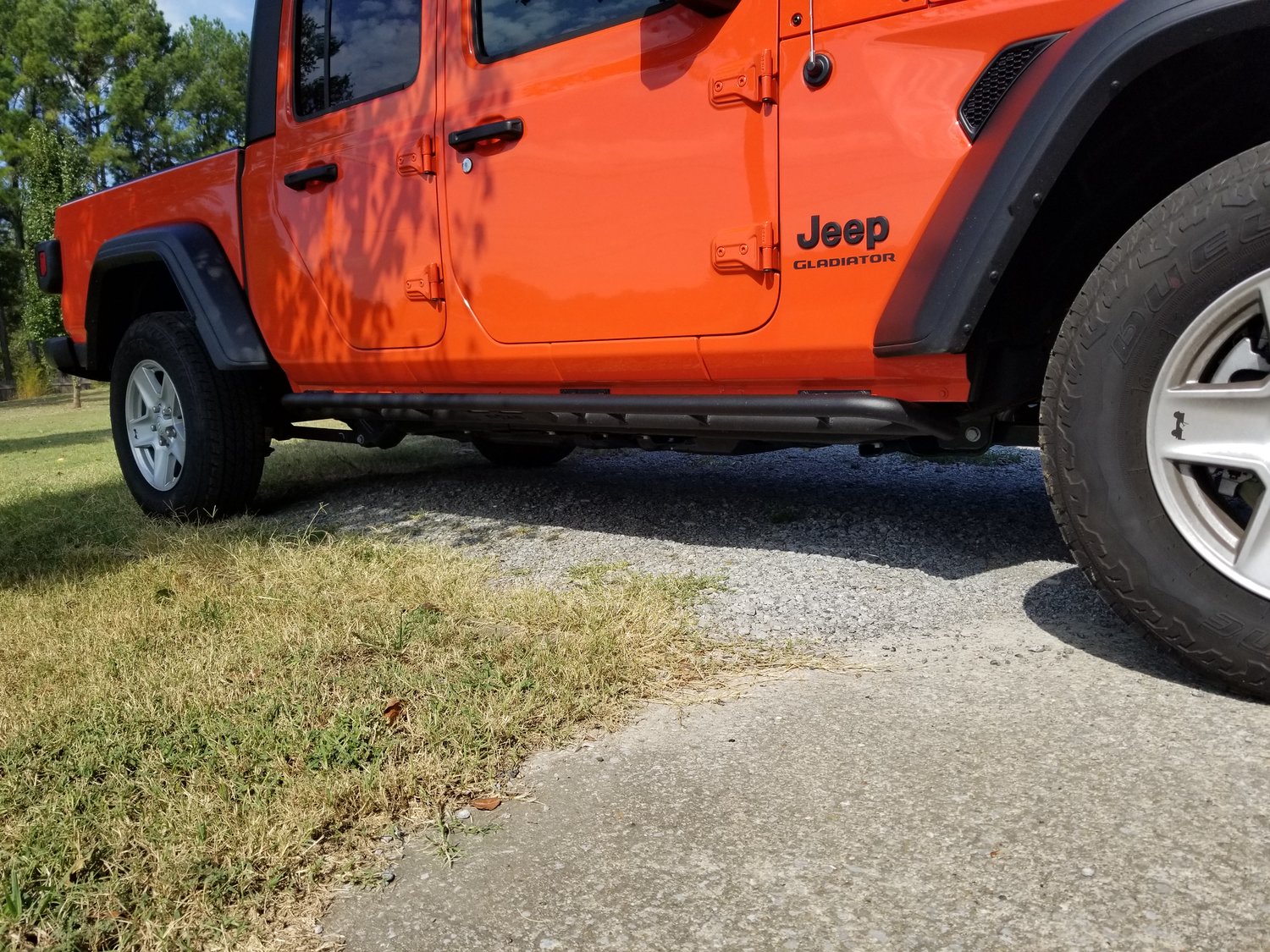 N Fab J194trkr Rock Rails For 2020 Jeep Gladiator Jt