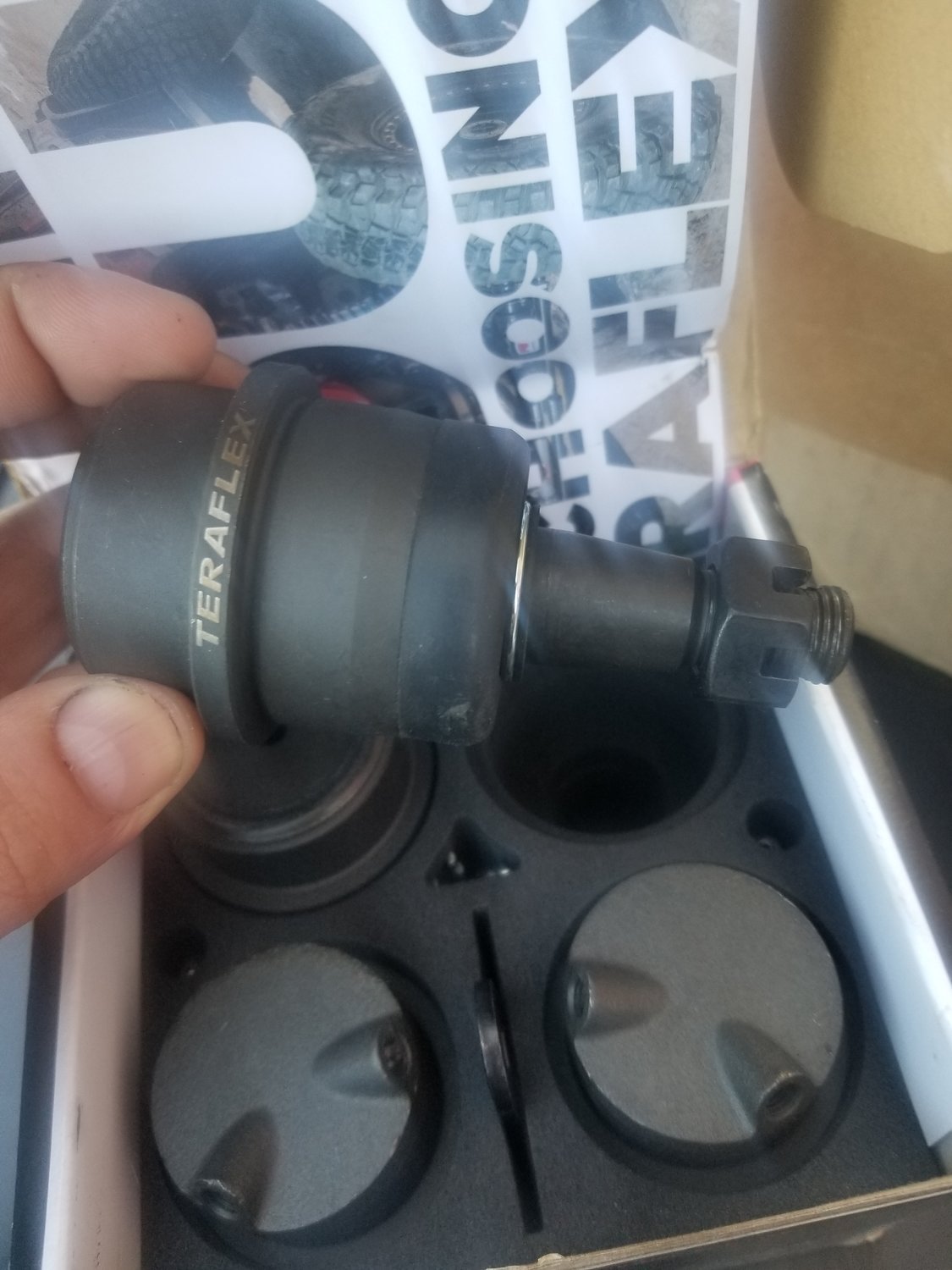 Teraflex 1353100 Heavy Duty Ball Joint Set without Knurling for 8406