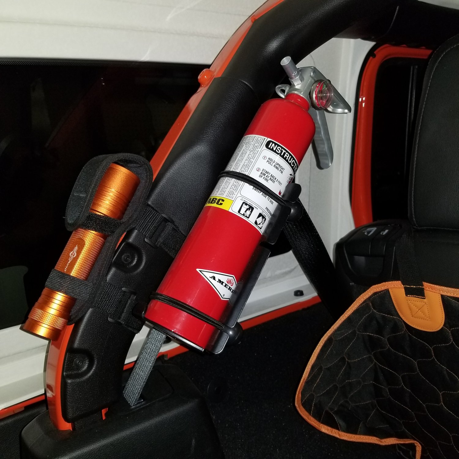 Mountain OffRoad JLFIREB Fire Extinguisher Mount Bracket for 1820 Jeep Wrangler JL Unlimited