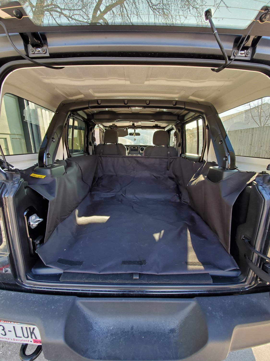 Dirtydog 4X4 JL4CL18 Rear Cargo Liner for 1822 Jeep Wrangler JL