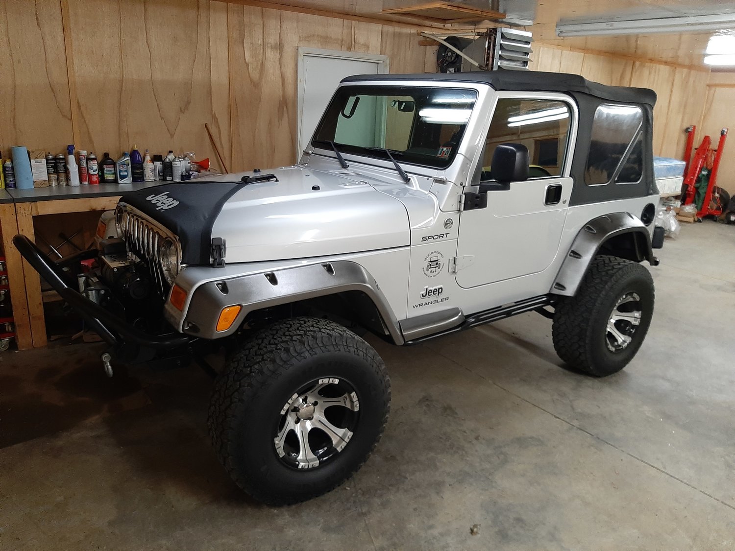 Jeep tj cheap hood bra