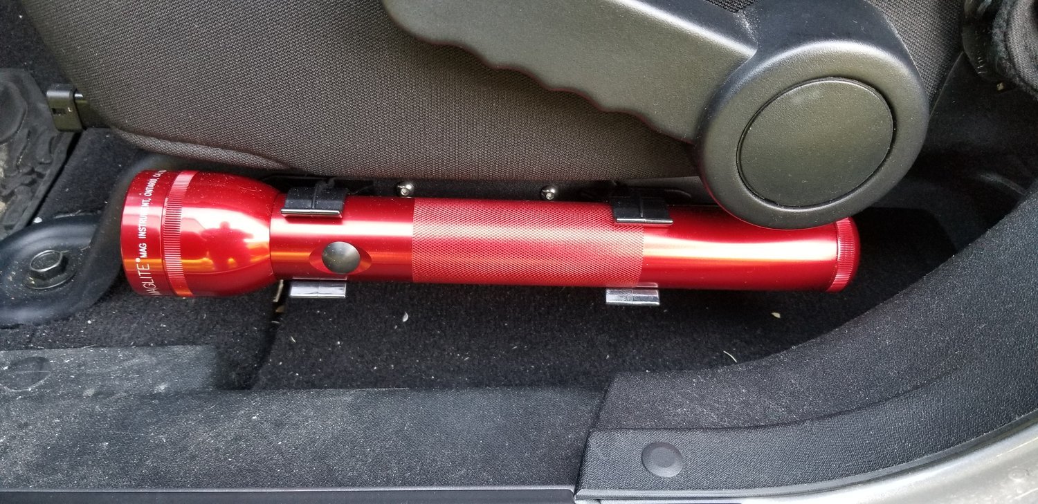 Quadratec Flashlight and Holder for 0718 Jeep Wrangler JK Quadratec