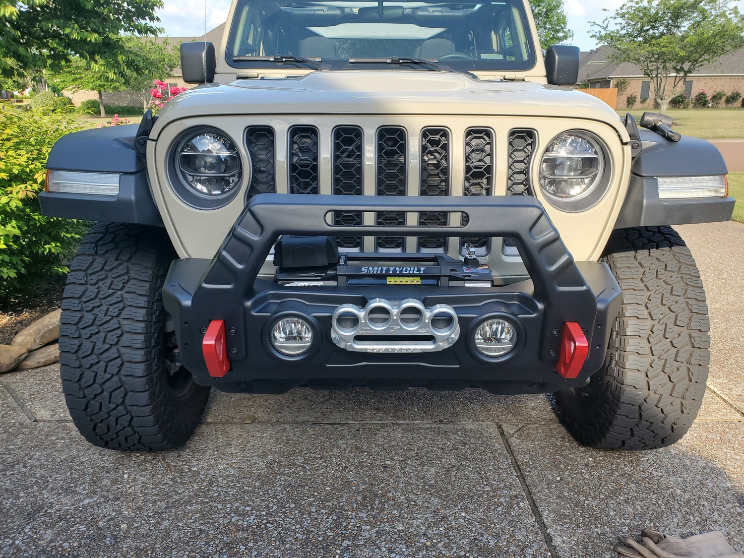 Smittybilt 76730 Stryker Front Bumper for 0720 Jeep Wrangler JK, JL