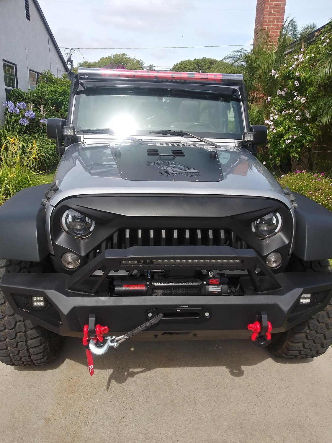 Aerolidz Wrangler Insert for Dual LED Light Bar Silencer Quadratec