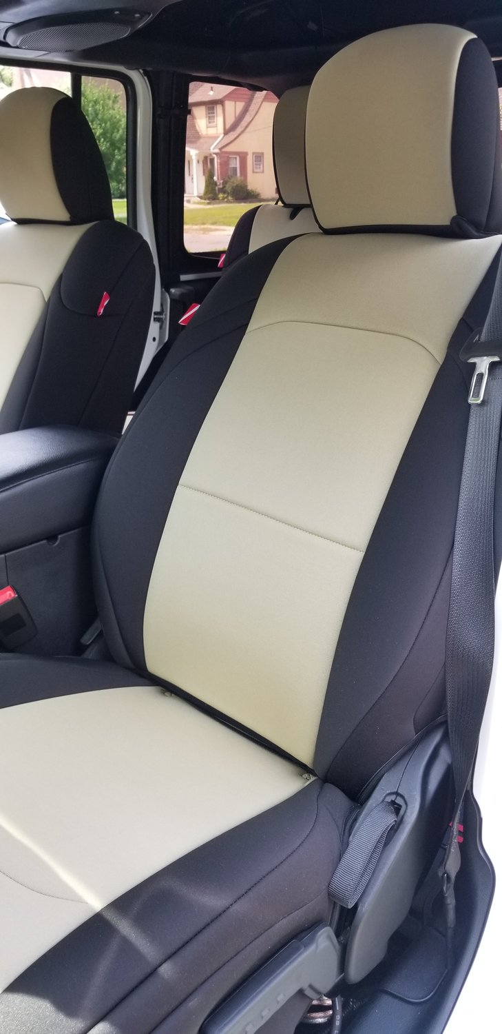 Diver Down Front and Rear Neoprene Seat Covers for 1823 Jeep Wrangler