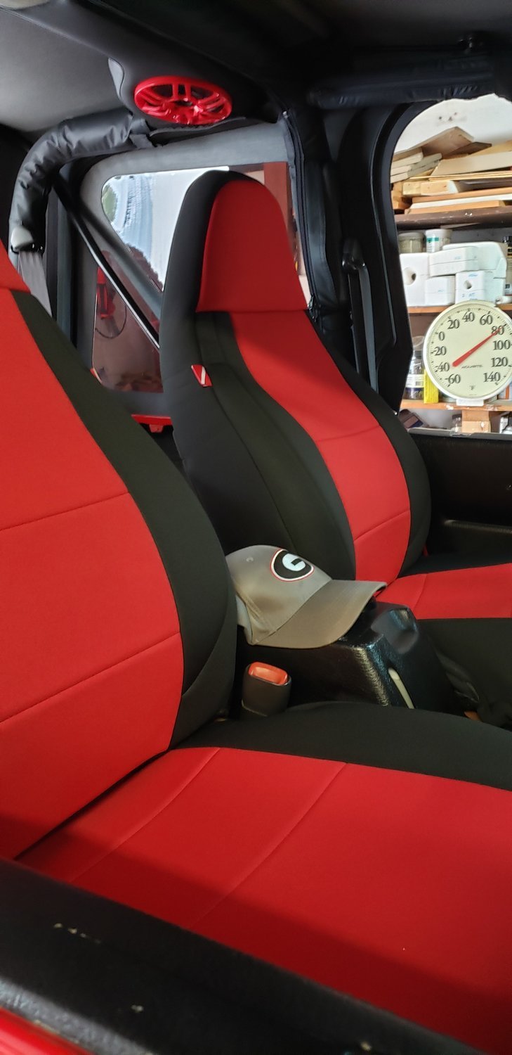 Diver Down Front and Rear Neoprene Seat Covers for 9706 Jeep Wrangler TJ Quadratec