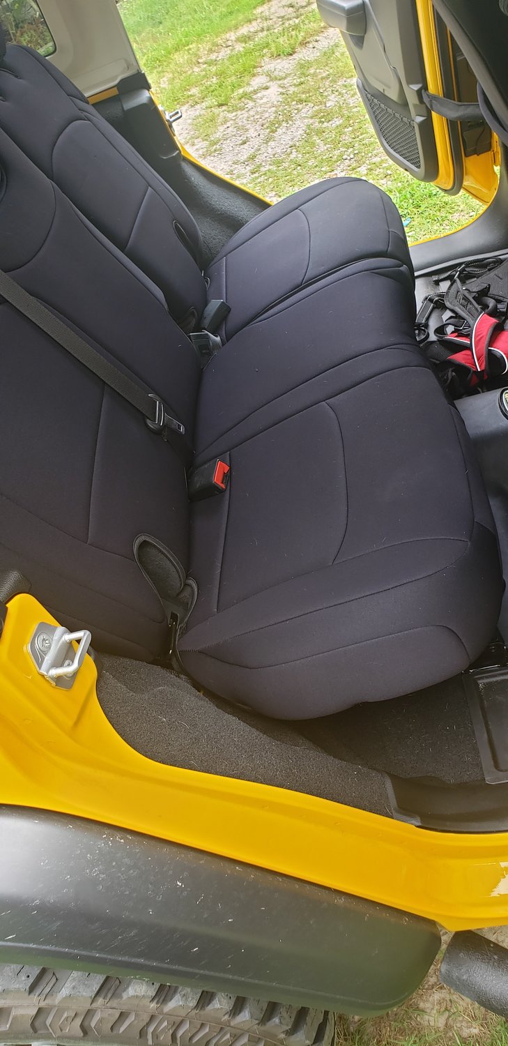 Rough Country Front & Rear Seat Covers for 1821 Jeep Wrangler JL