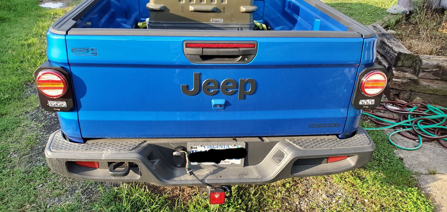 Quake LED QTE1025 Step up LED Tail Lights for 2021 Jeep Gladiator JT