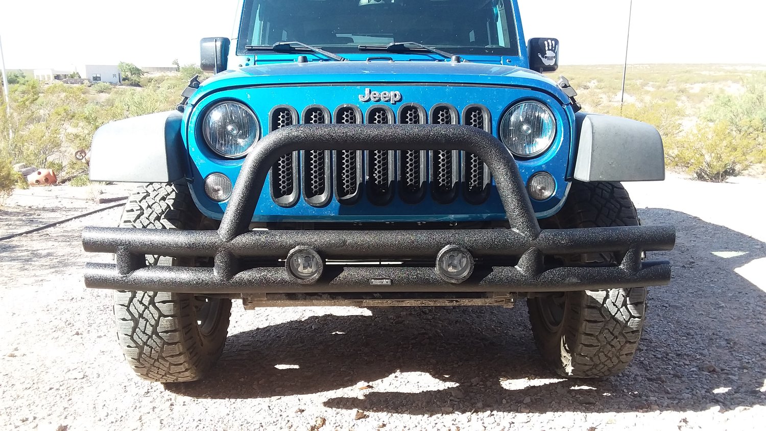 Rugged Ridge Front Tube Bumper for 0718 Jeep Wrangler JK Quadratec