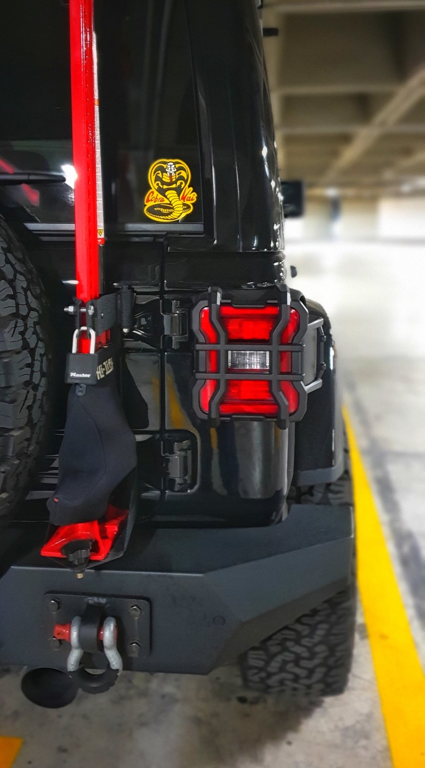 Rugged Ridge 11226.12 Elite Tail Light Guards for 1823 Jeep Wrangler JL with Factory LED Tail