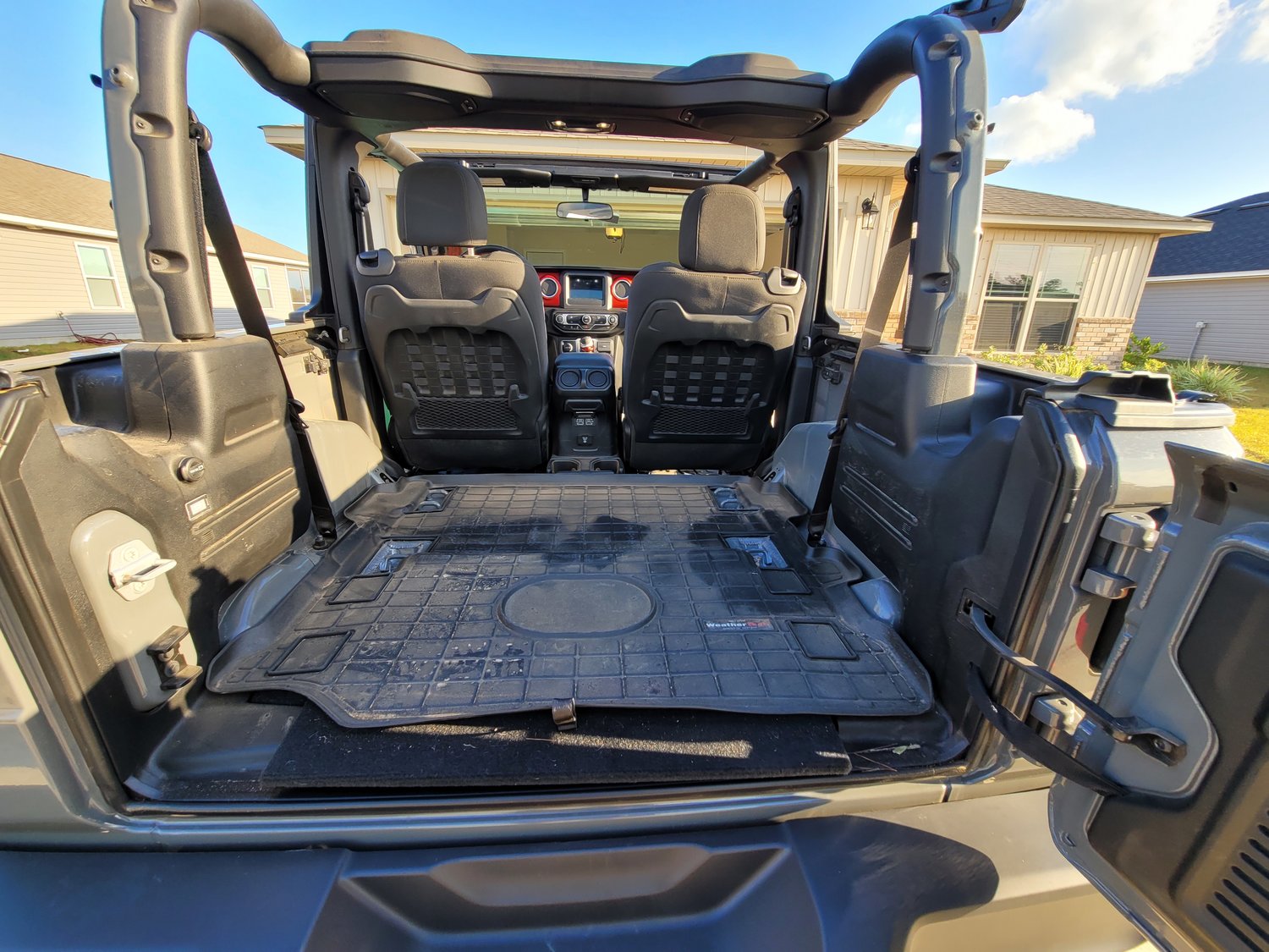 WeatherTech Full Cargo Area Liner for 1824 Jeep Wrangler JL 2 Door Quadratec